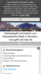 Mobile Screenshot of gaff-und-meer.de